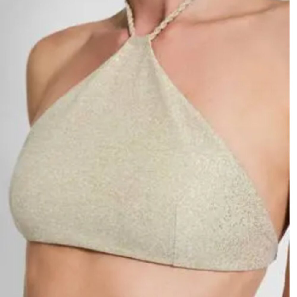 NWT Devon Windsor Brook Top in Gold/Champagne, Size M